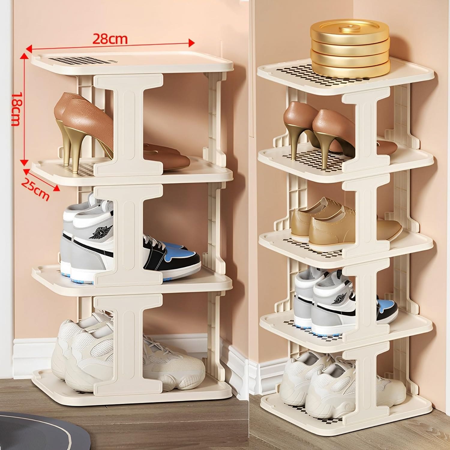 5 Layer Free Standing Shoe Rack, Multi Layer Shoe Rack for Closet and Entrance, Narrow Shoe Organizer Cabinet, Household Storage Cabinet, Economical Shoe Rack 5 Layer Free Standing Shoe Rack, Multi Layer Shoe Rack for Closet and Entrance, Narrow Shoe Organizer Cabinet, Household Storage Cabinet, Economical Shoe Rack